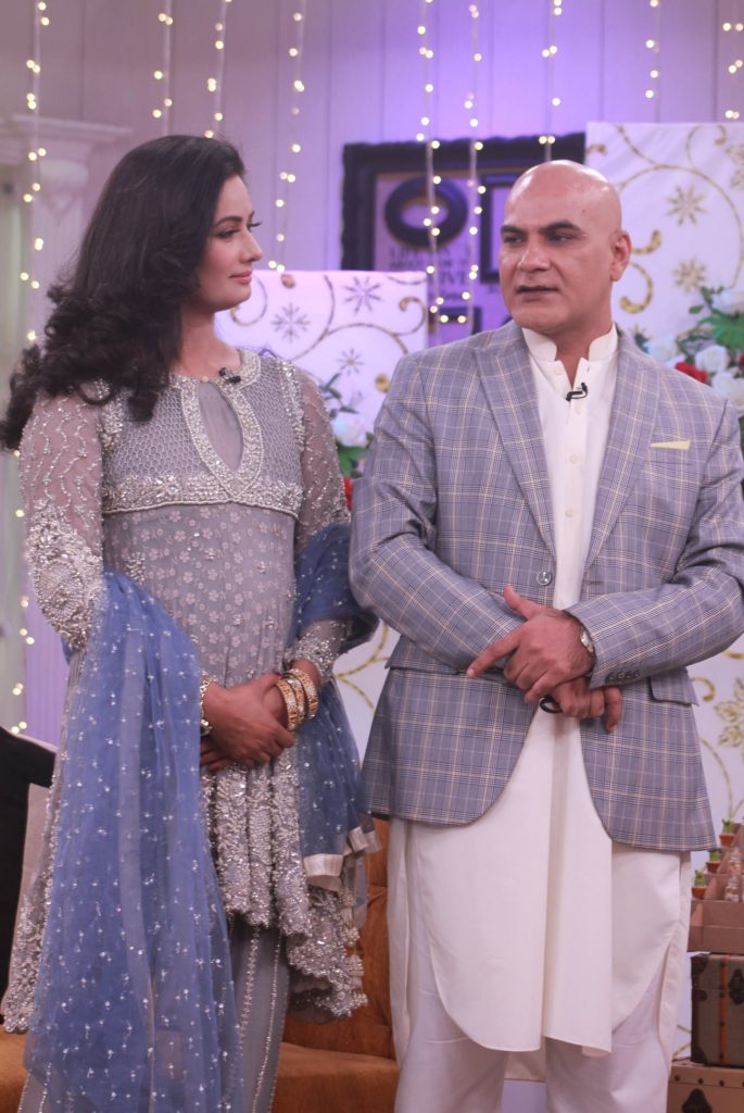 Jia Ali With Husband Imran Idrees At Good Morning Pakistan