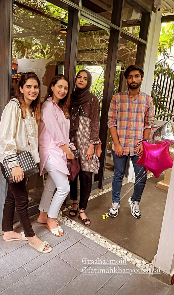 Komal Aziz Khan Celebrating Her Birthday With Friends