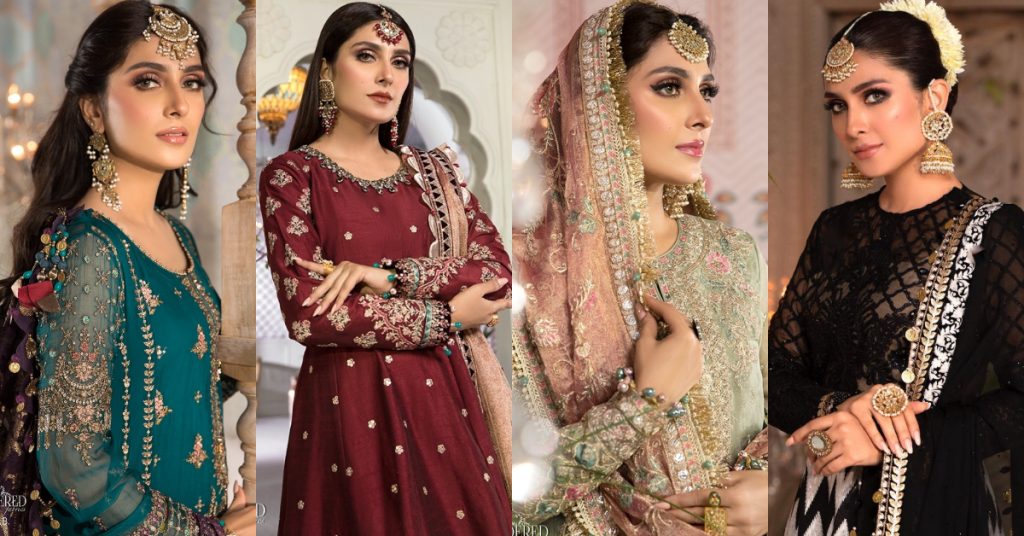 Mbroidered Heritage Collection 21 By Maria.B Featuring Ayeza Khan