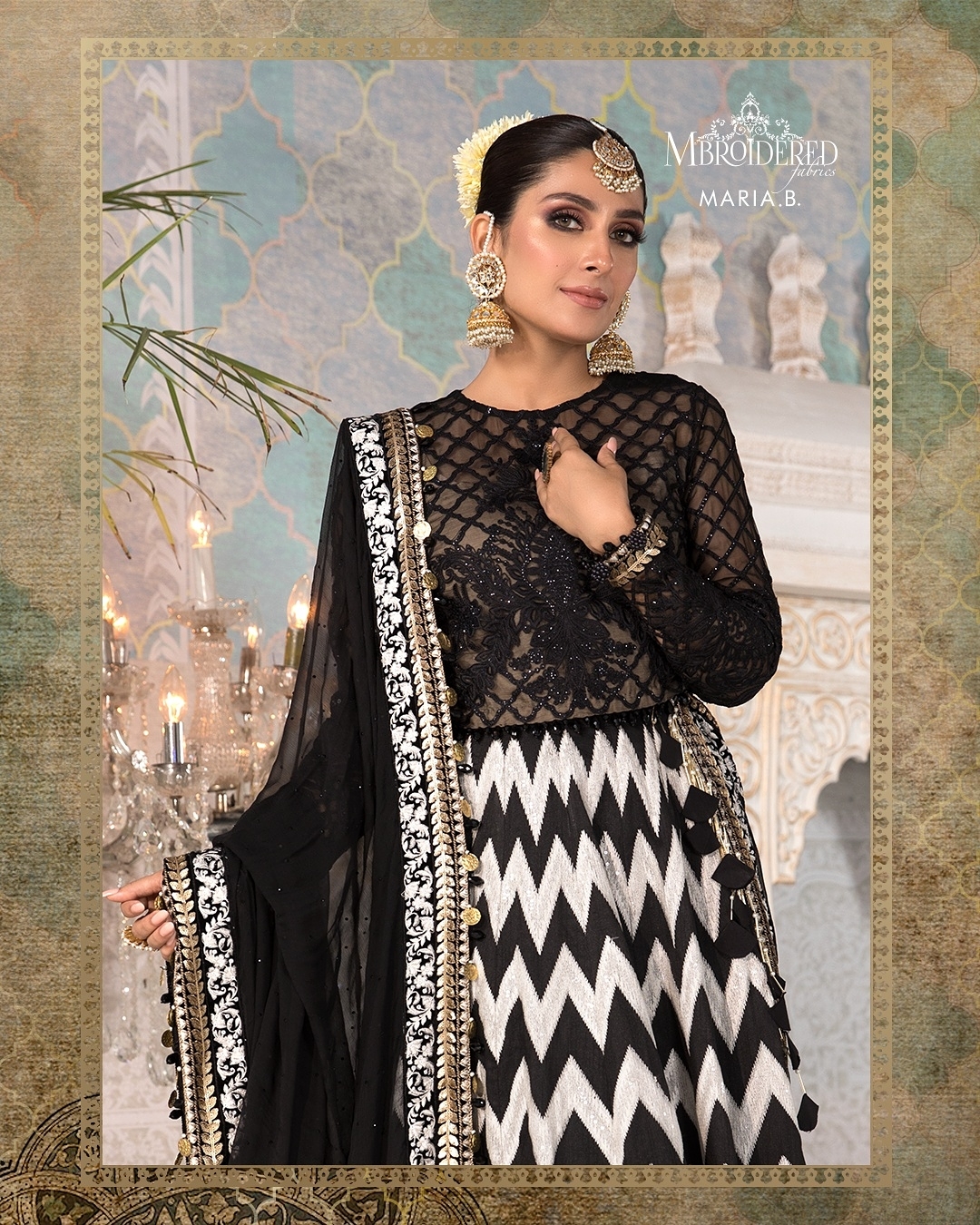 Mbroidered Heritage Collection 21 By Maria.B Featuring Ayeza Khan ...