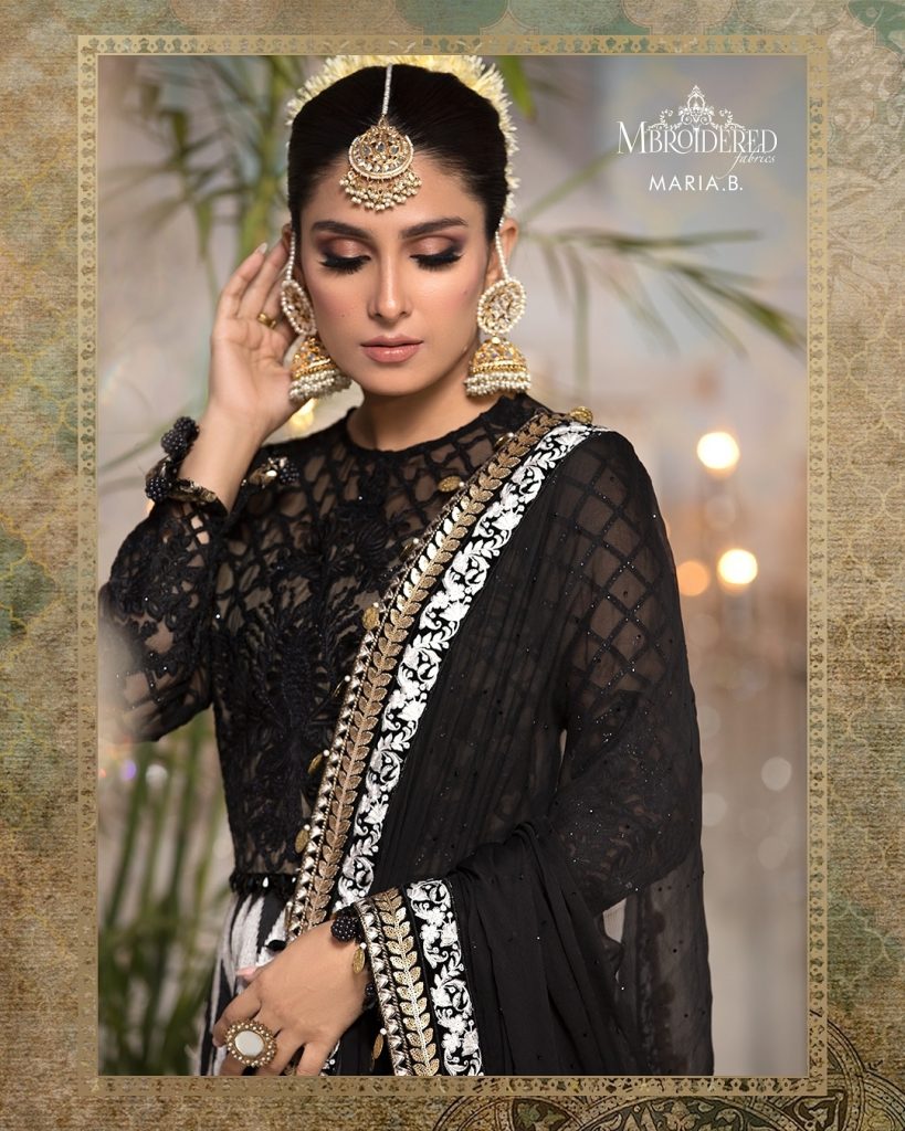 Mbroidered Heritage Collection 21 By Maria.B Featuring Ayeza Khan