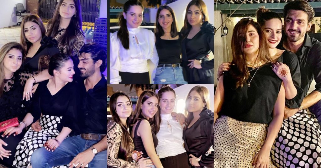 Minal Khan And Ahsan Mohsin's Post Engagement Party