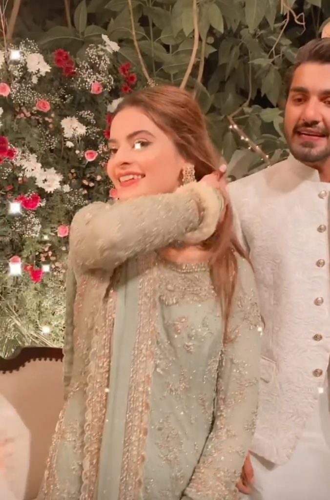 Minal Khan And Ahsan Mohsin Ikram Engagement Pictures