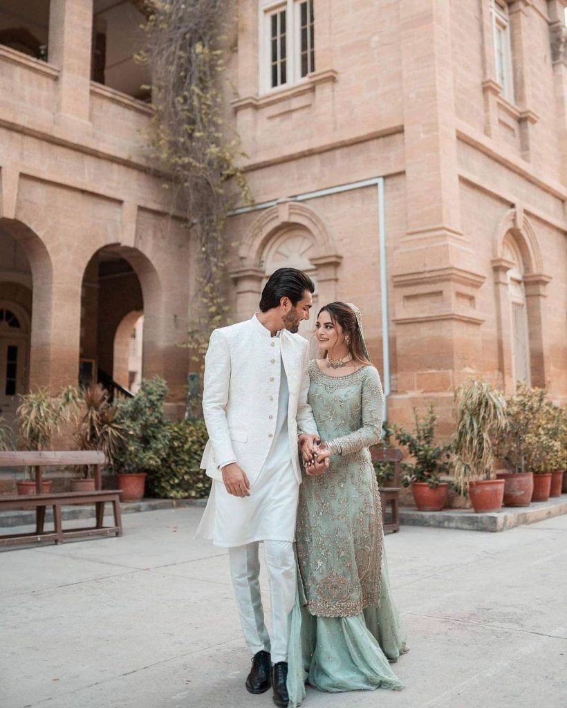 Engagement Photo Shoot Of Minal Khan And Ahsan Mohsin Ikram
