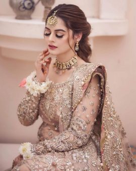 Minal Khan Nails Ethereal Elegance In Her Latest Bridal Shoot | Reviewit.pk
