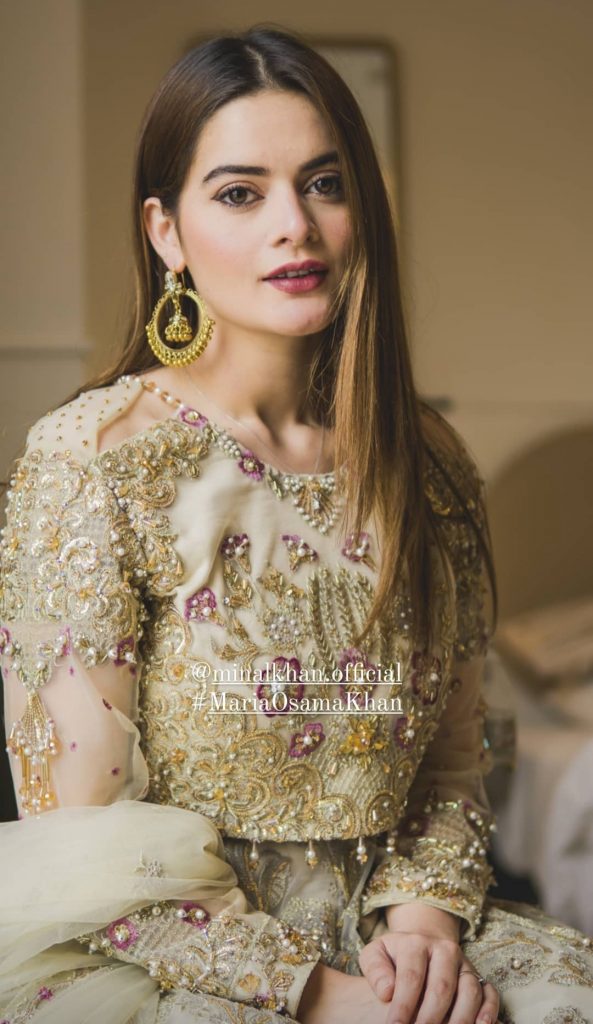 Maria Osama Mystique Festive Collection Featuring Minal Khan