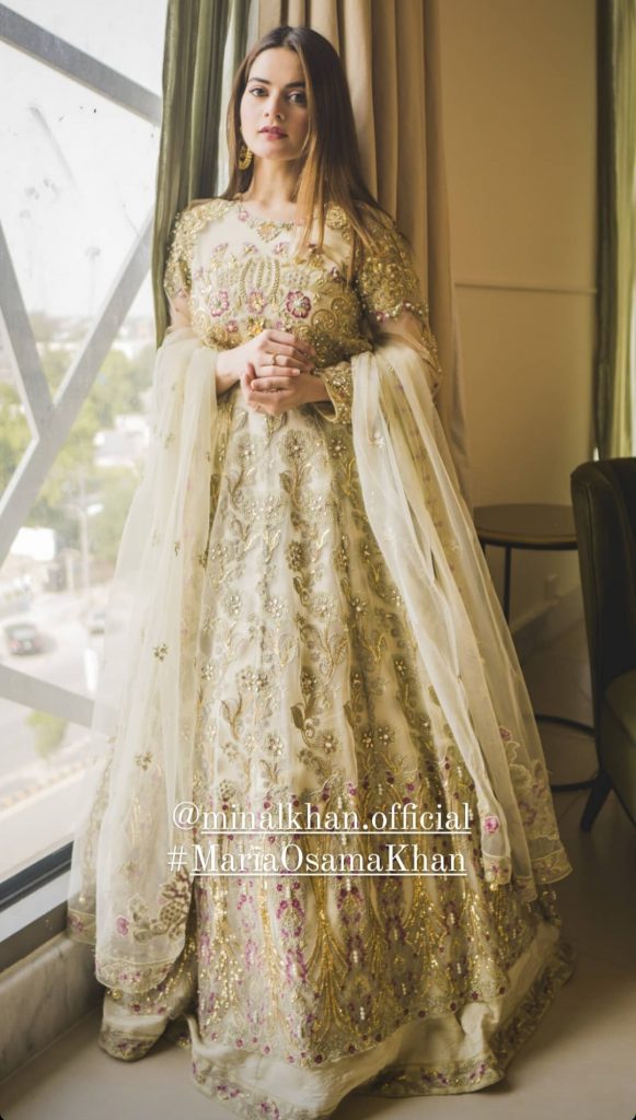 Maria Osama Mystique Festive Collection Featuring Minal Khan