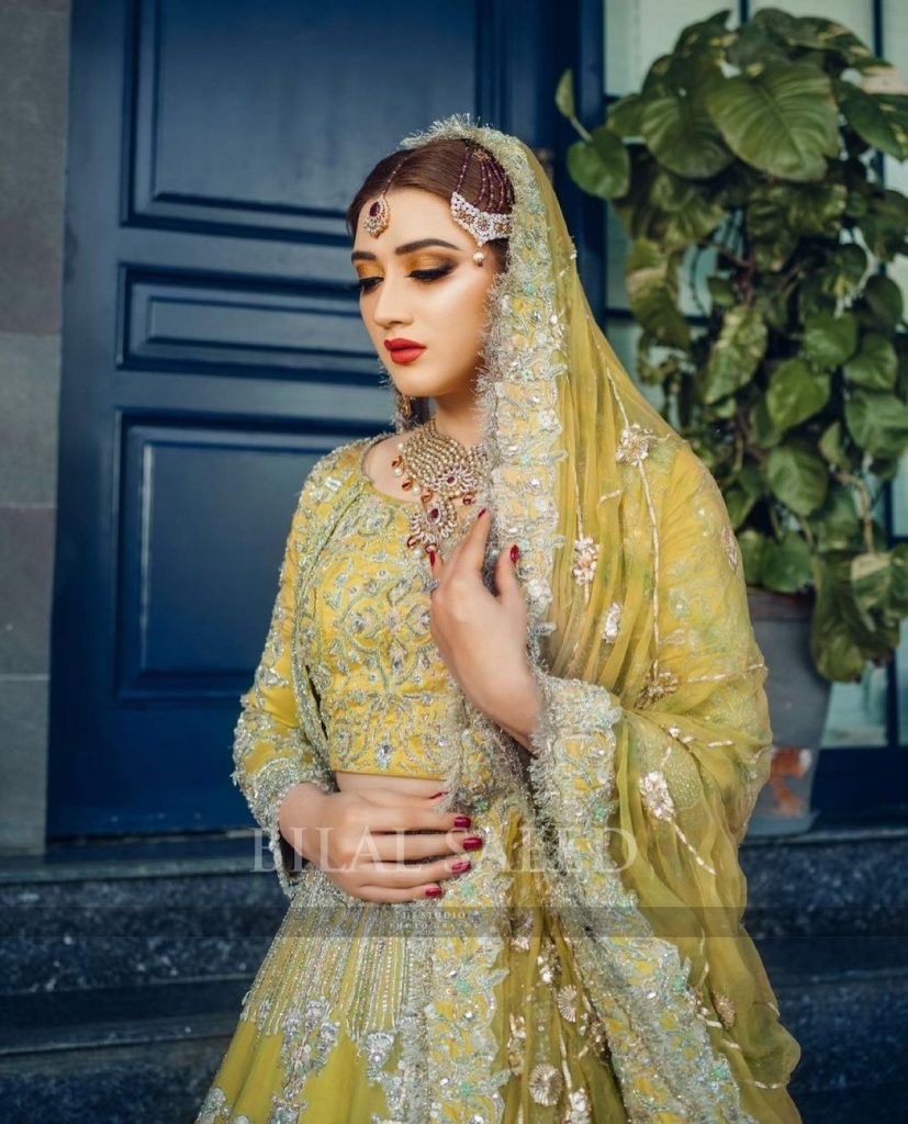 Momina Iqbal Makes A Style Statement In Her Latest Bridal Shoot