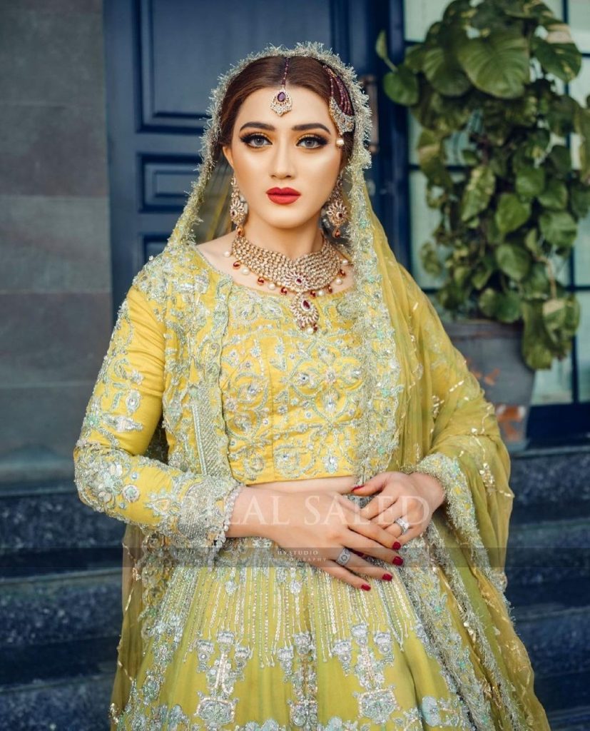 Momina Iqbal Makes A Style Statement In Her Latest Bridal Shoot