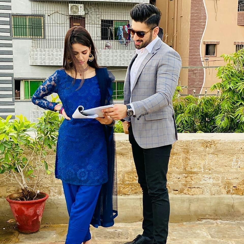 BTS Pictures From The Sets Of Drama Serial Mujhay Vida Kar