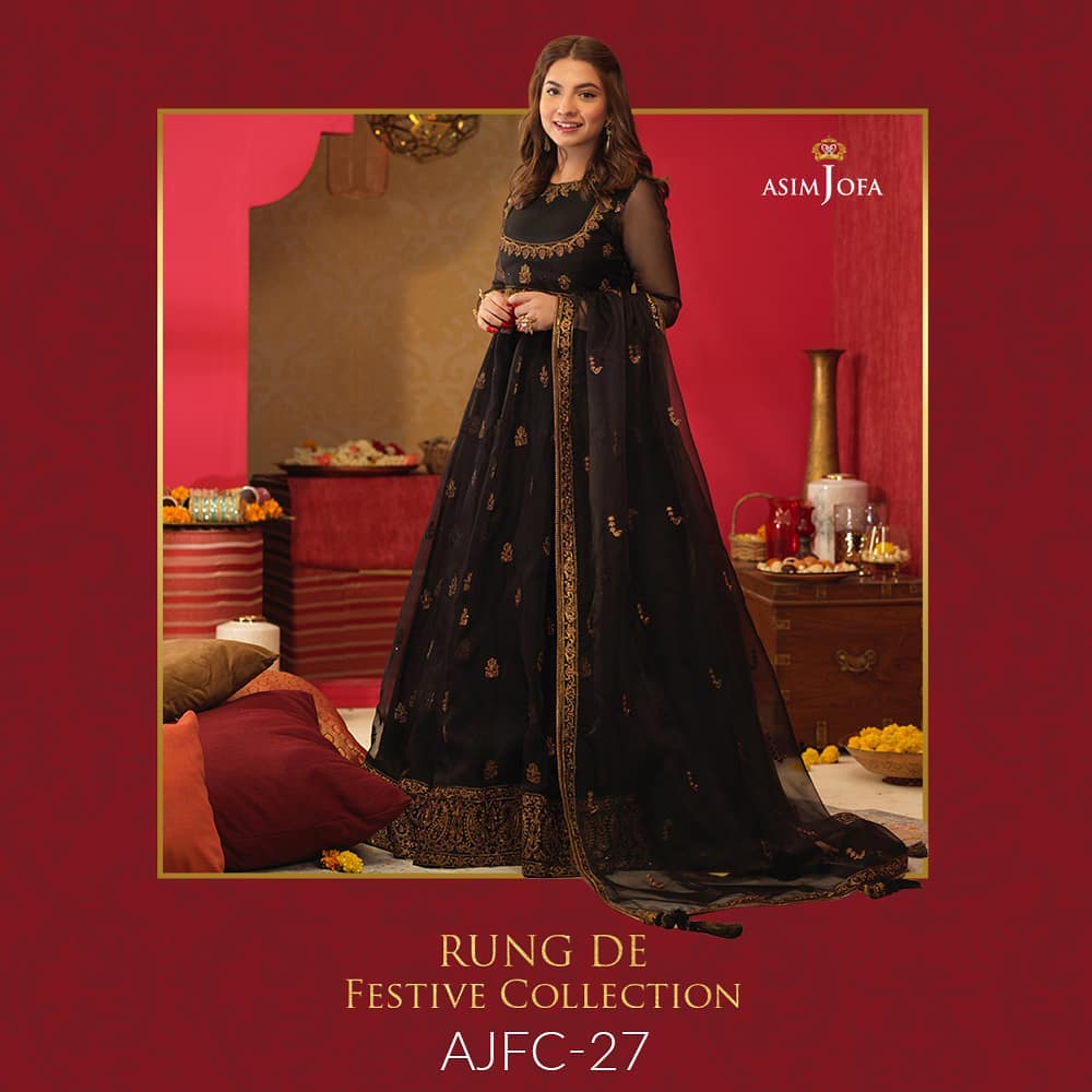 Asim Jofa Rung De Festive Collection Featuring Yashma Gill And Dananeer Mobeen