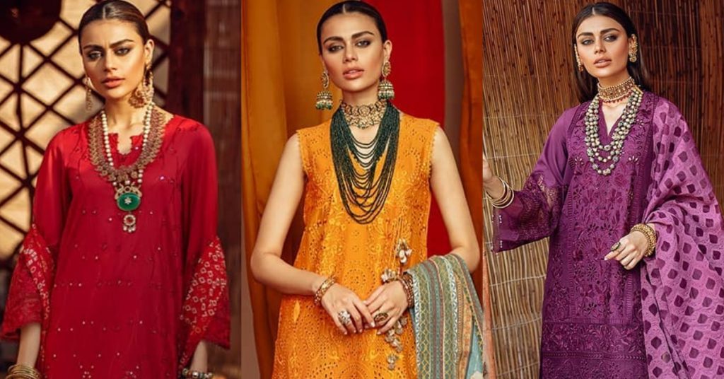 Nuréh Luxury Eid Collection "RANISA" Featuring Sadaf Kanwal