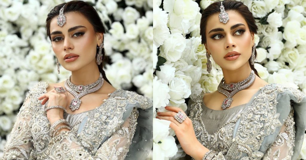 Erum Khan Couture Summer Bridal Collection Featuring Sadaf Kanwal