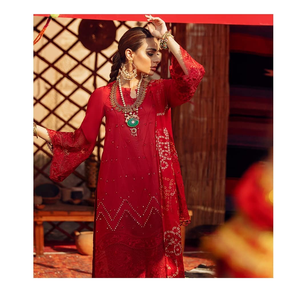 Nuréh Luxury Eid Collection "RANISA" Featuring Sadaf Kanwal