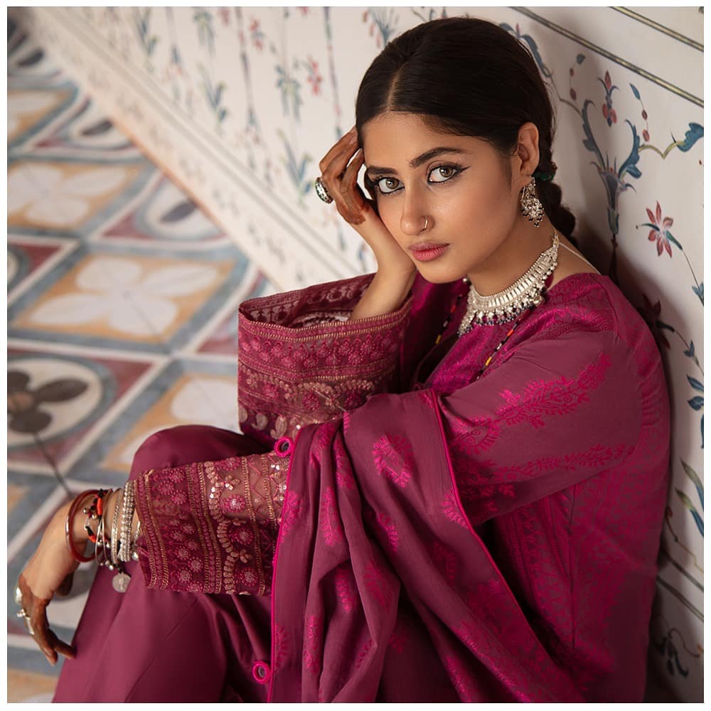 Cross Stitch Eid Collection "Rim Jhim" Featuring Sajal Aly And Wahaj Ali