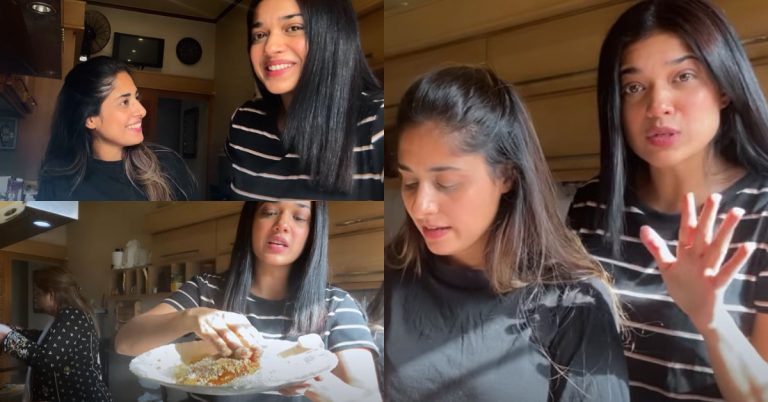 Sanam Jung Cooking With Her Family – New Vlog