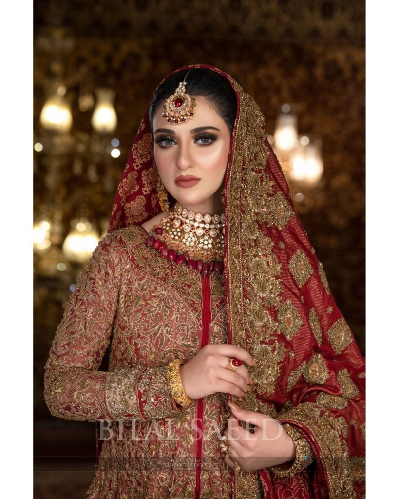 HSY Bridal Wear Featuring Sarah Khan