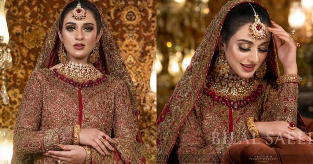 HSY Bridal Wear Featuring Sarah Khan