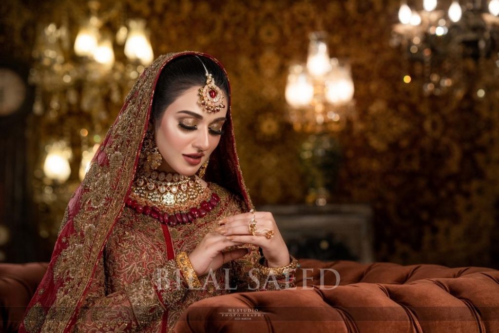 HSY Bridal Wear Featuring Sarah Khan
