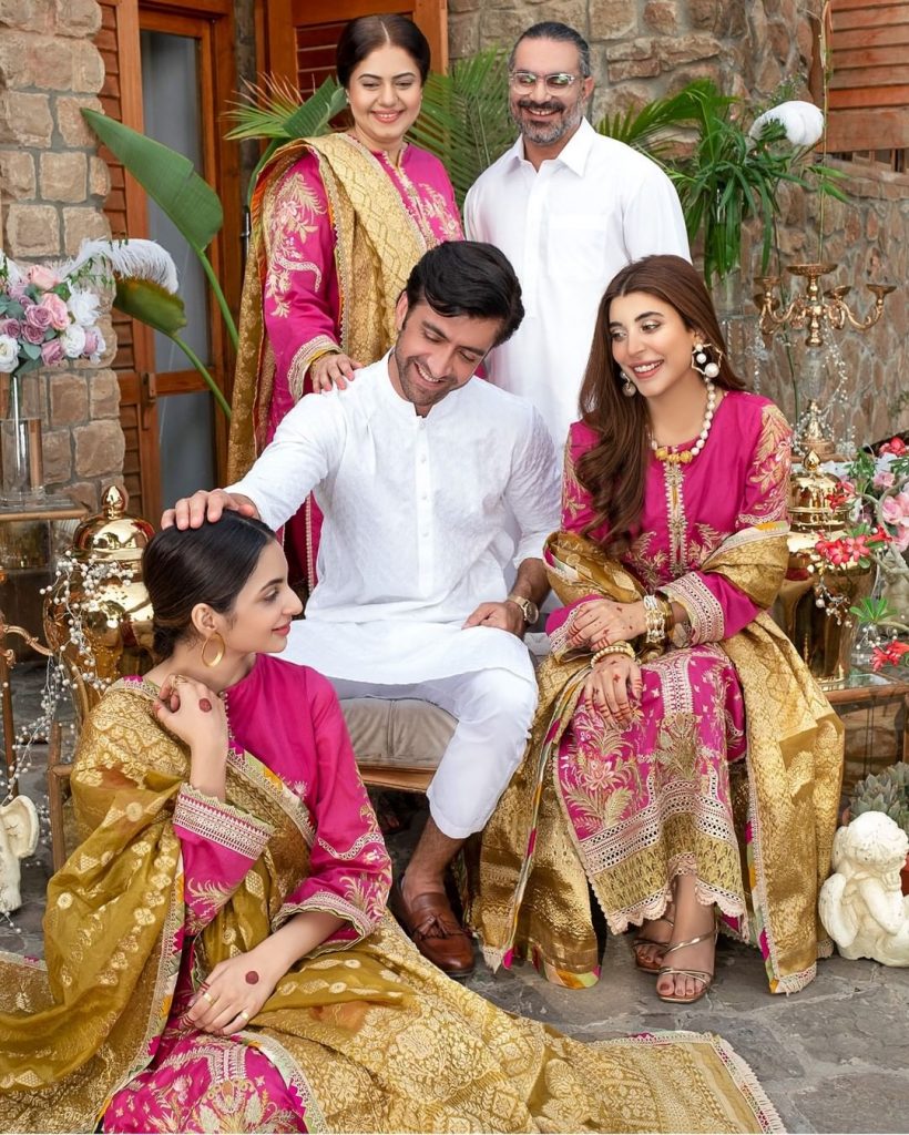 Urwa Hocane And Aimal Khan Pair Up For Rangrasiya Premium Eid Edit Vol 2