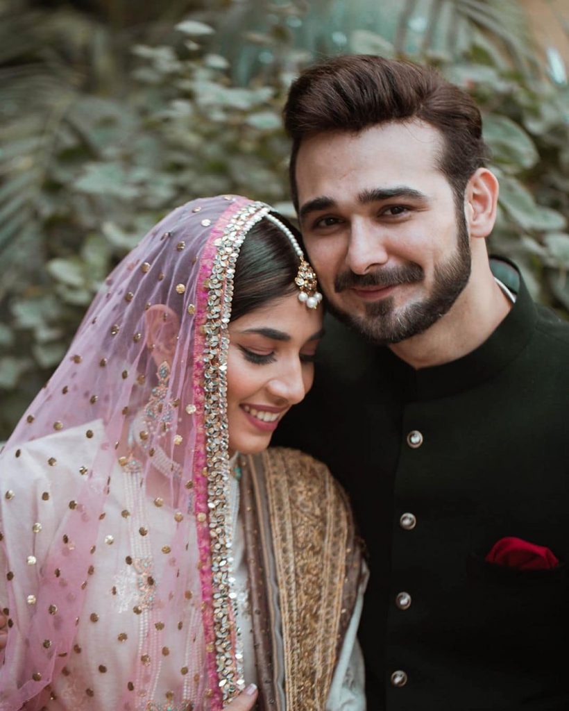 Sanam Jung's Sister Amna Jung Pictures With Husband