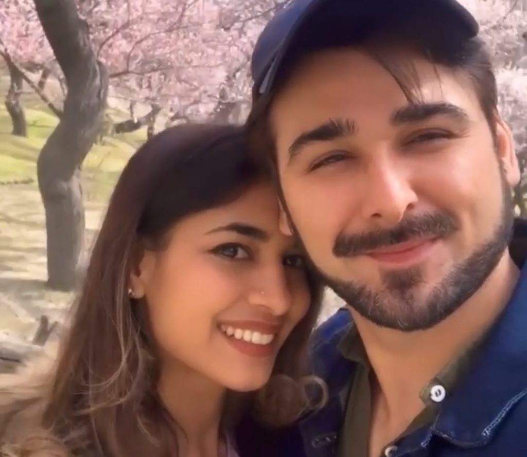 Sanam Jung's Sister Amna Jung Pictures With Husband