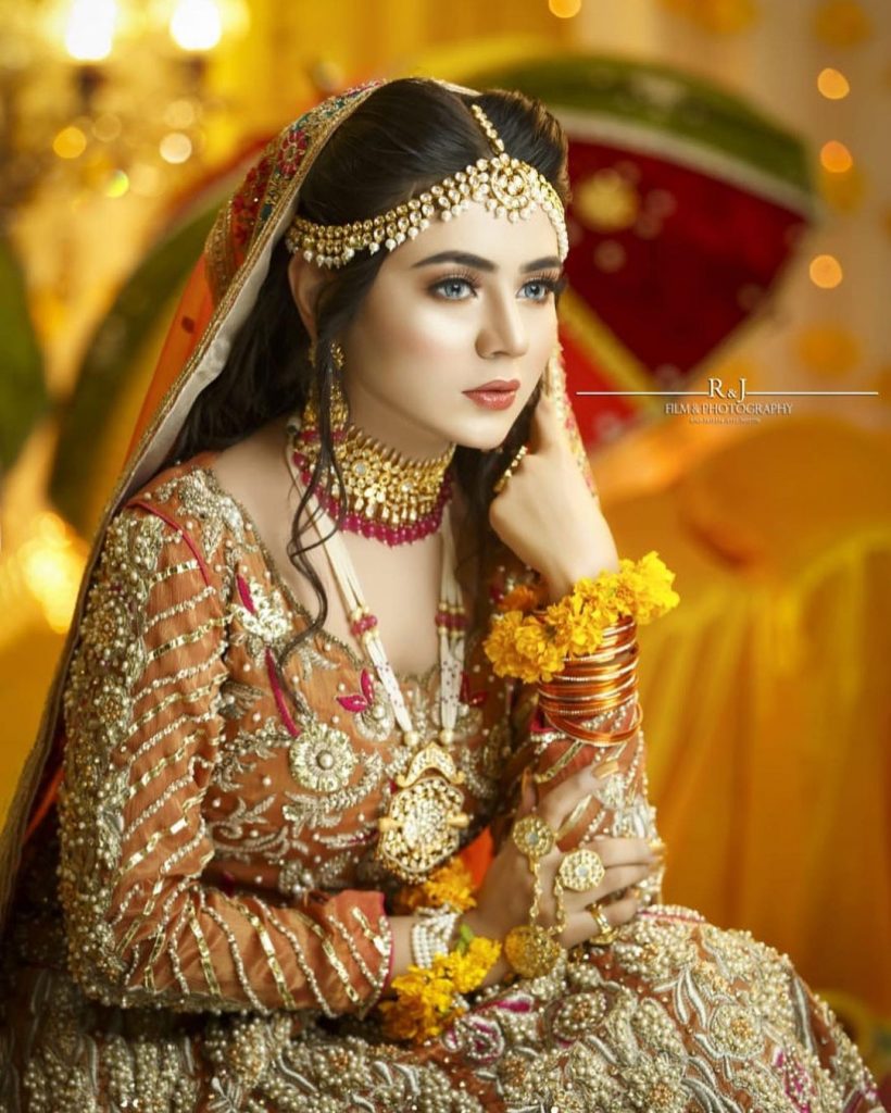 Areeka Haq Stuns in Different Bridal Looks