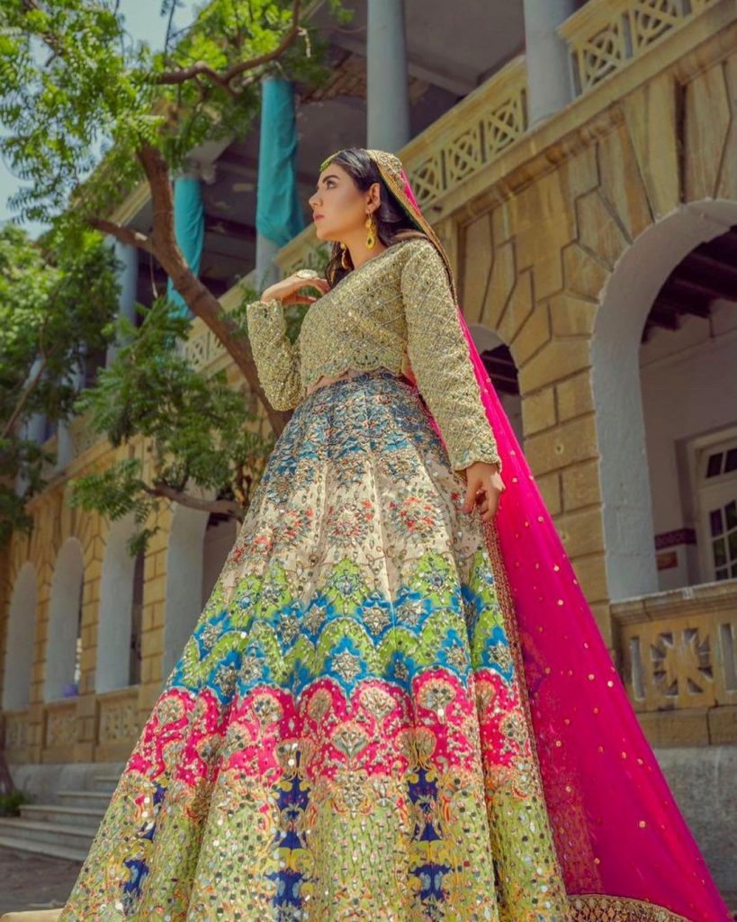 Areeka Haq Stuns in Different Bridal Looks