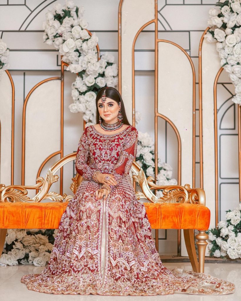 Areeka Haq Stuns in Different Bridal Looks