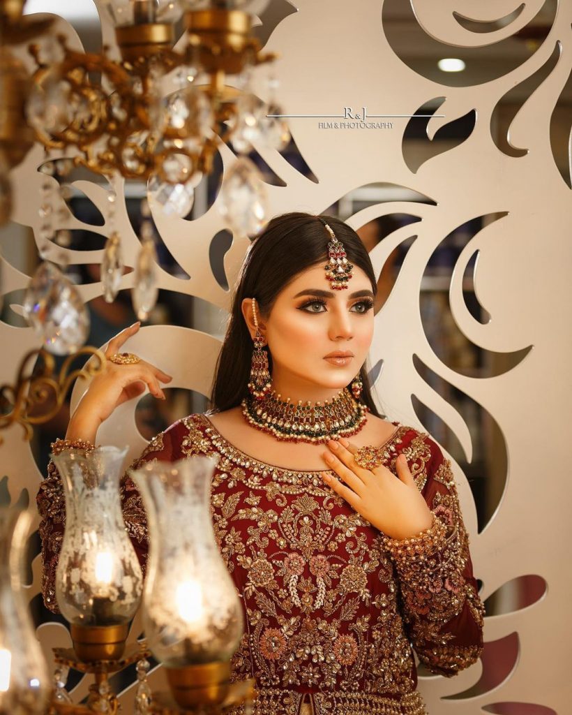 Areeka Haq Stuns in Different Bridal Looks