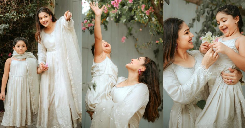 Adorable Eid Portraits Of Sanam Jung With Her Daughter