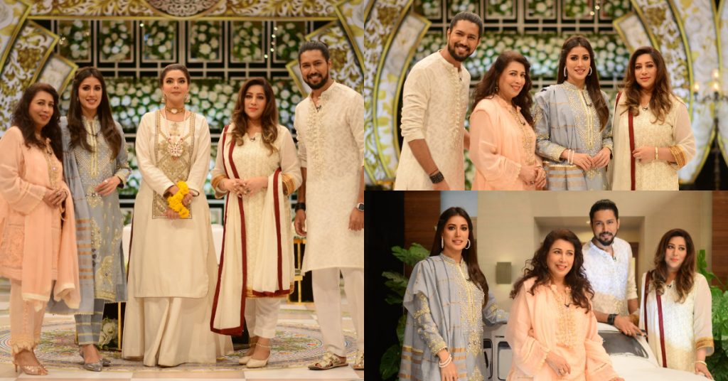 Beautiful Pictures Of Mehwish Hayat And Family From GMP Eid Show - Day 4