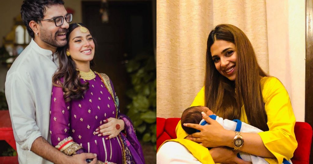 Sonya Hussyn Goes To Visit Iqra And Yasir’s Baby