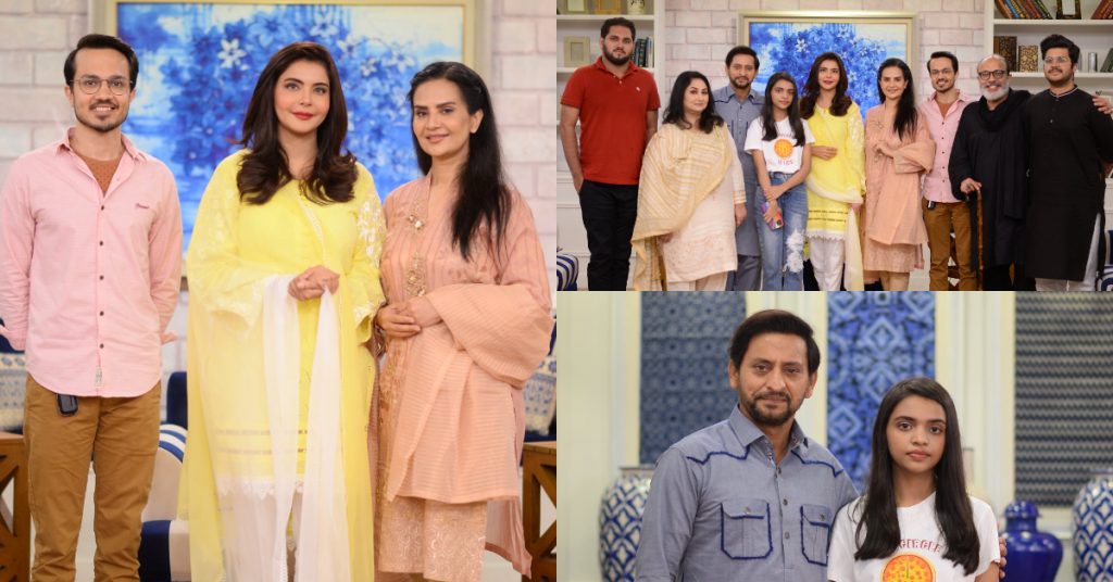 Senior Pakistani Celebrities With Their Kids At The Set Of GMP