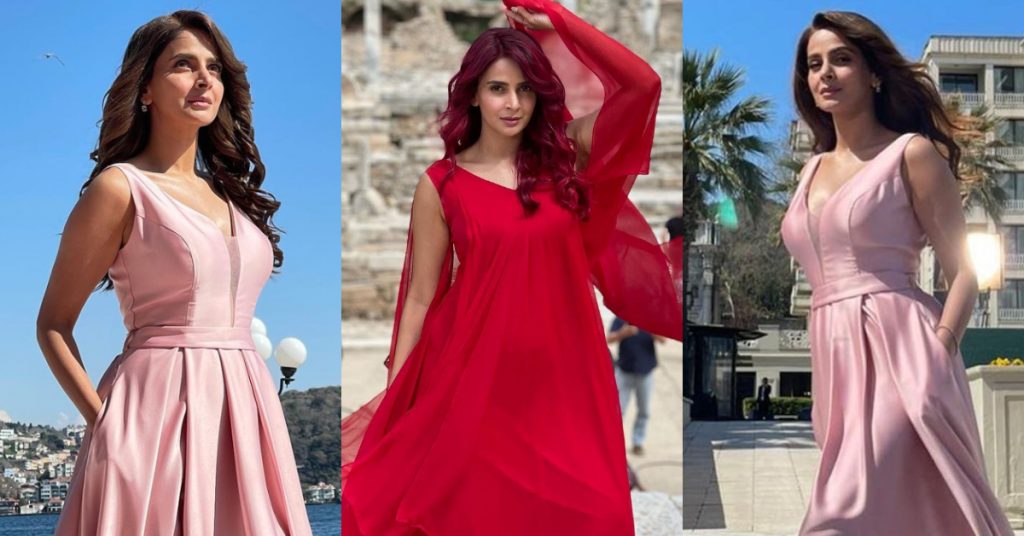 BTS Pictures Of Saba Qamar From Her Upcoming Project