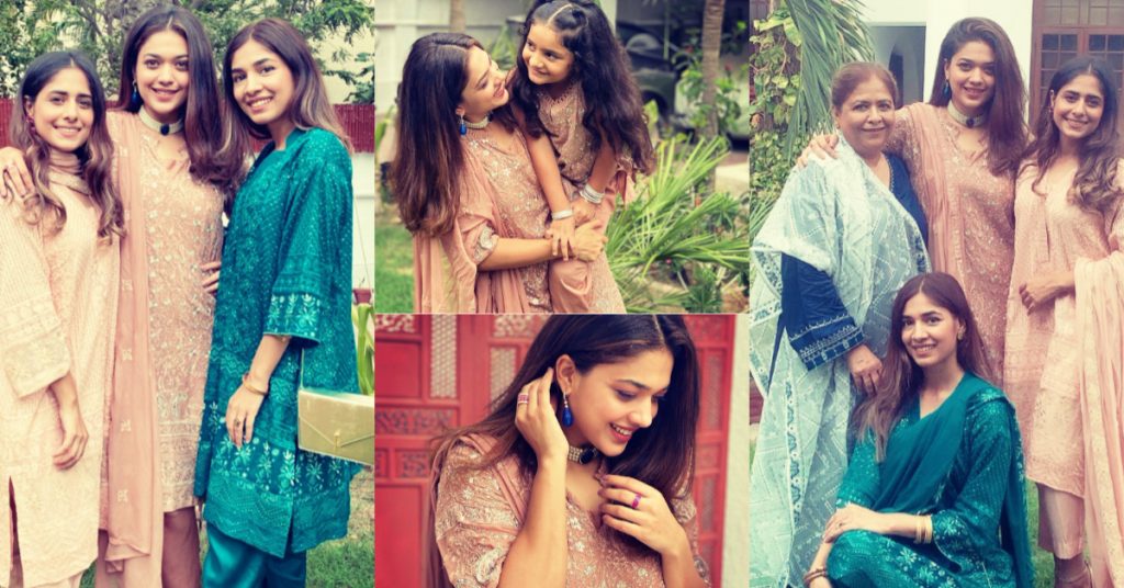 Sanam Jung Eid Pictures With Family