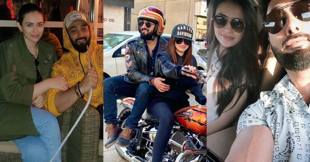 Adorable Pictures Of Sana Javed And Umair Jaswal