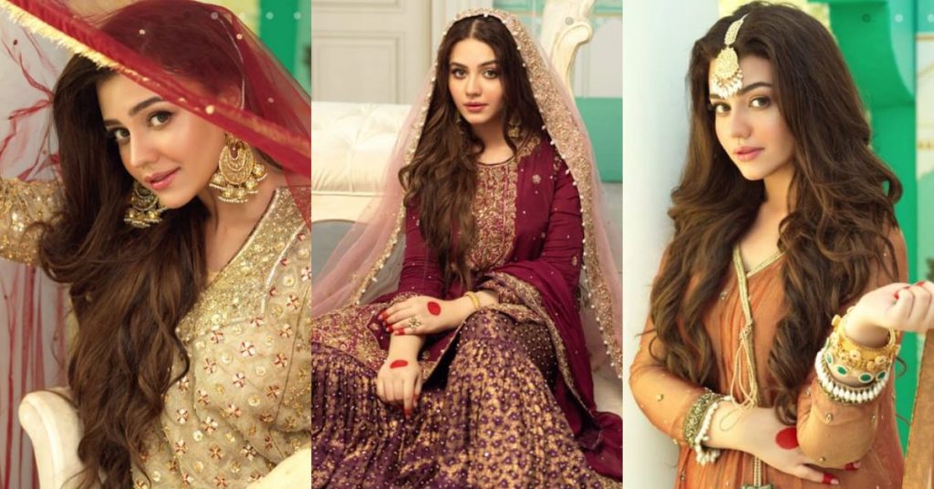 Zaaviay's Latest Bridal Collection Featuring Zara Noor Abbas