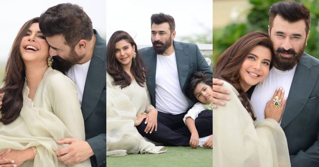 Enchanting Eid Pictures Of Nida Yasir And Family