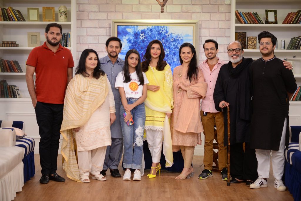 Senior Pakistani Celebrities With Their Kids At The Set Of GMP