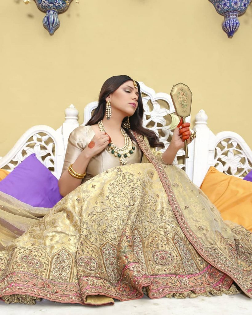 Hadiqa Kiani Is Elegantly Styled in Beautiful Bridal Look - Pictures