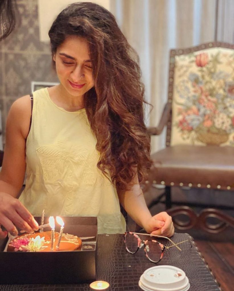 Hajra Yamin's On-Set Birthday Celebration