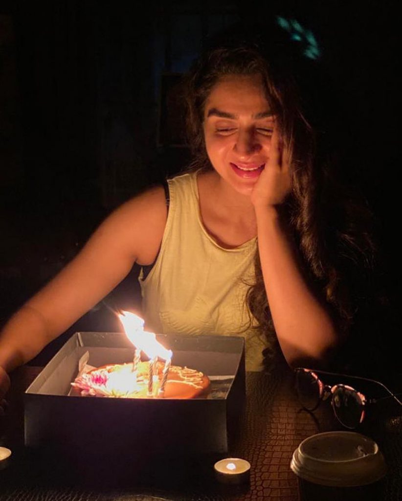 Hajra Yamin's On-Set Birthday Celebration