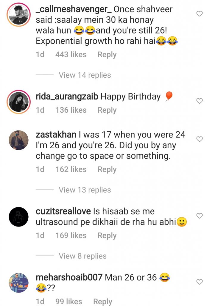 Bilal Abbas Doubts Zaid Ali T Celebrating 26th Birthday
