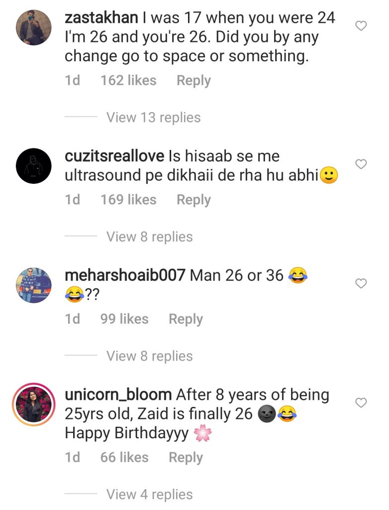 Bilal Abbas Doubts Zaid Ali T Celebrating 26th Birthday