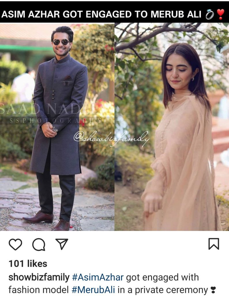 Asim Azhar Reportedly Got Engaged To Merub Ali