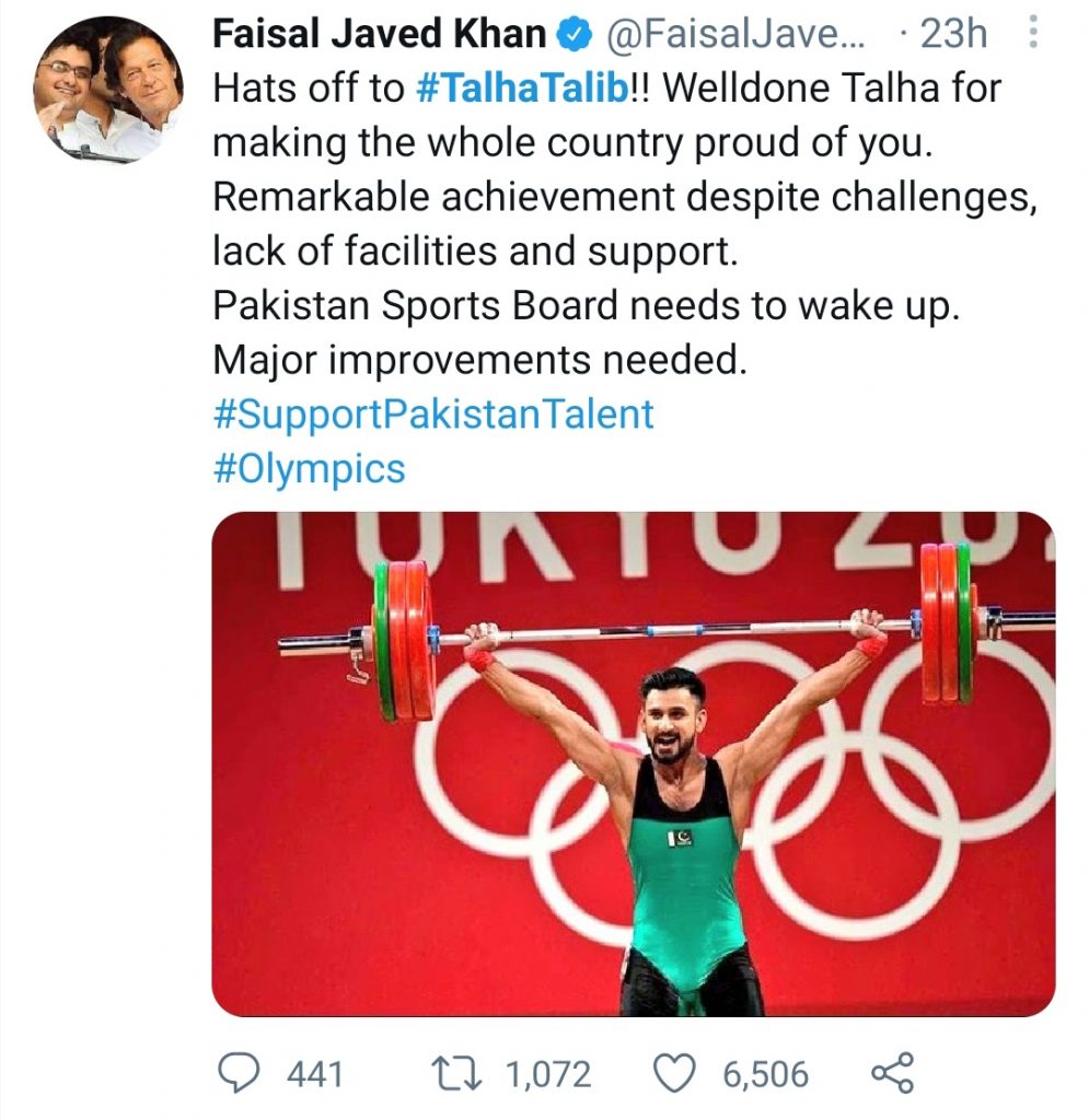 Celebrities Congratulate Talha Talib Who Made Pakistan Proud