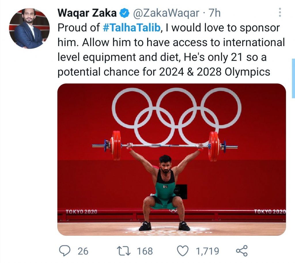 Celebrities Congratulate Talha Talib Who Made Pakistan Proud