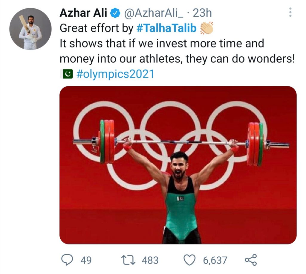 Celebrities Congratulate Talha Talib Who Made Pakistan Proud