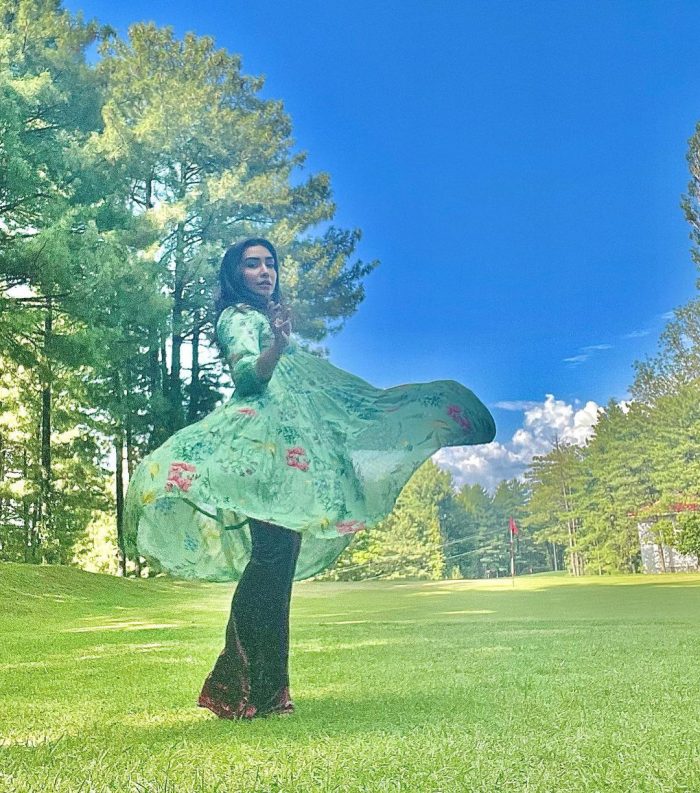 Maira Khan Enjoying The Beauty Of Nature In Georgia